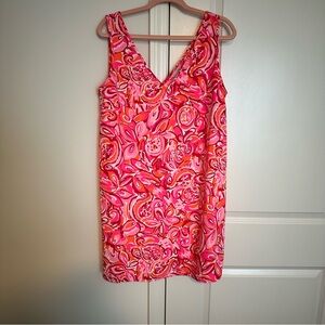 Lilly Pulitzer Pink and Orange Patterned Dress